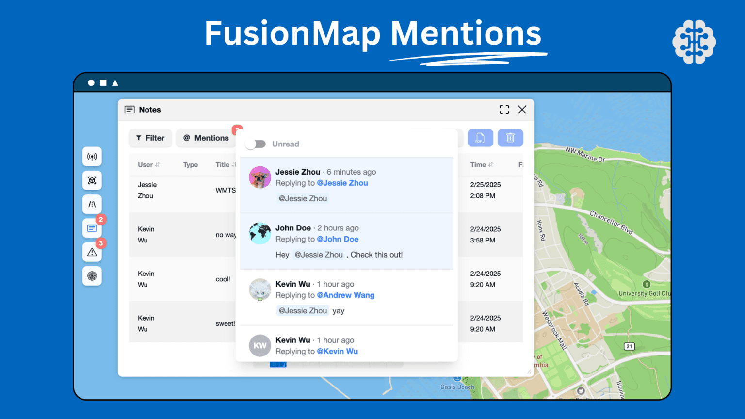 Stay in the Loop: How Mentions in FusionMap Keep Your Geospatial ...