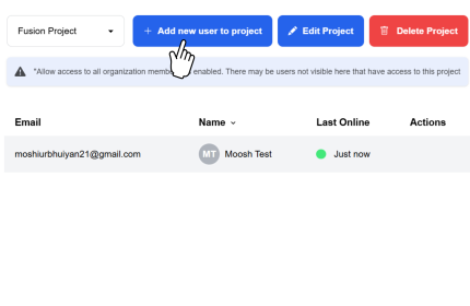 Pointer Add Users